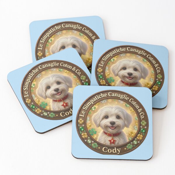 Item preview, I Coton Detectives: Cody Logo Azzurro Cielo-Le Simpatiche Canaglie Coton & Co. designed and sold by Le Simpatiche Canaglie Coton & Co..