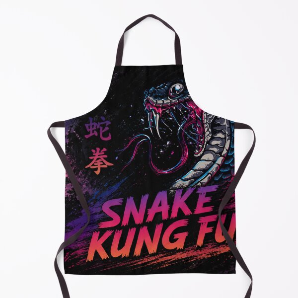 Item preview, Neon Snake Kung Fu Warrior designed and sold by Fei Long Design Hub.