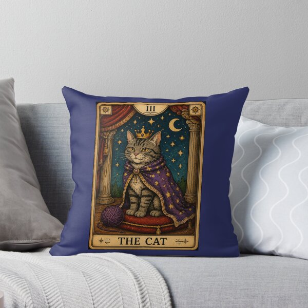 Item preview, The Cat Tarot - Gray Cat designed and sold by shelbyy328.