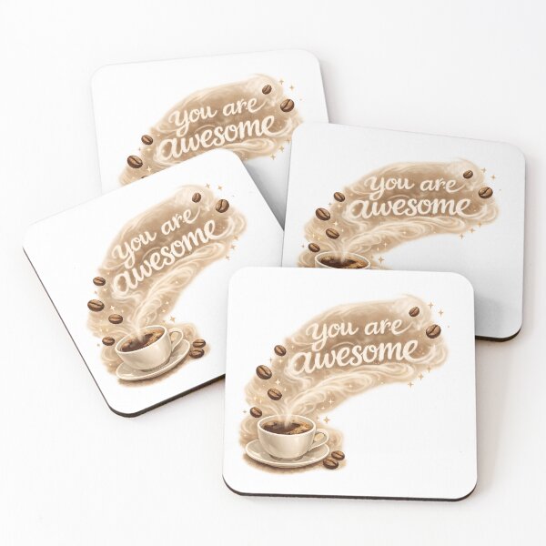 Item preview, You Are Awesome Coffee Quote Aesthetic  designed and sold by AMICO77.