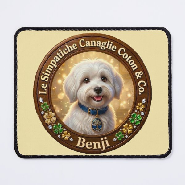 Item preview, I Coton Detectives: Benji Logo Ocra Pastello-Le Simpatiche Canaglie Coton & Co. designed and sold by Le Simpatiche Canaglie Coton & Co..