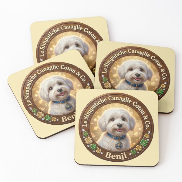 Item preview, I Coton Detectives: Benji Logo Ocra Pastello-Le Simpatiche Canaglie Coton & Co. designed and sold by Le Simpatiche Canaglie Coton & Co..
