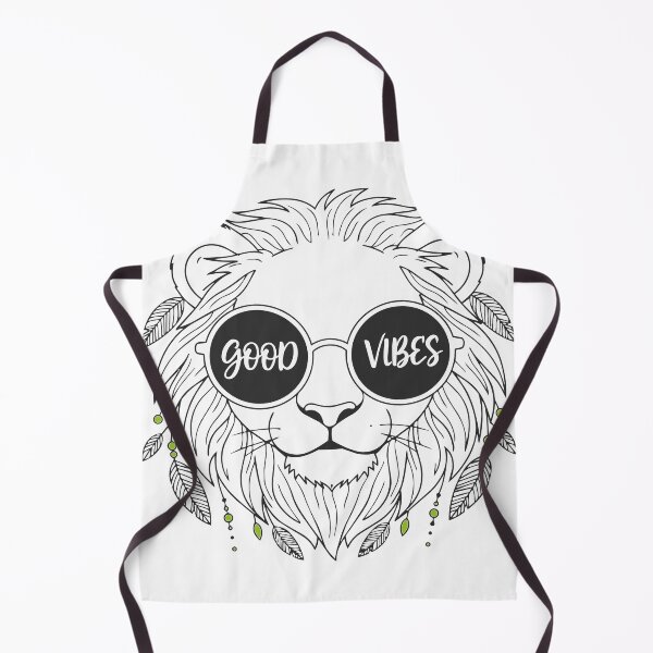 Item preview, Cool Lion Wearing Sunglasses Good Vibes Sticker Cute Boho Tribal Mane Line Art Design designed and sold by BestChoiceService.