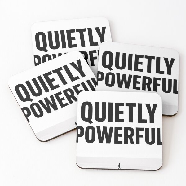 Item preview, Quietly Powerful Minimalist Typography Design designed and sold by Blushinkstudios.