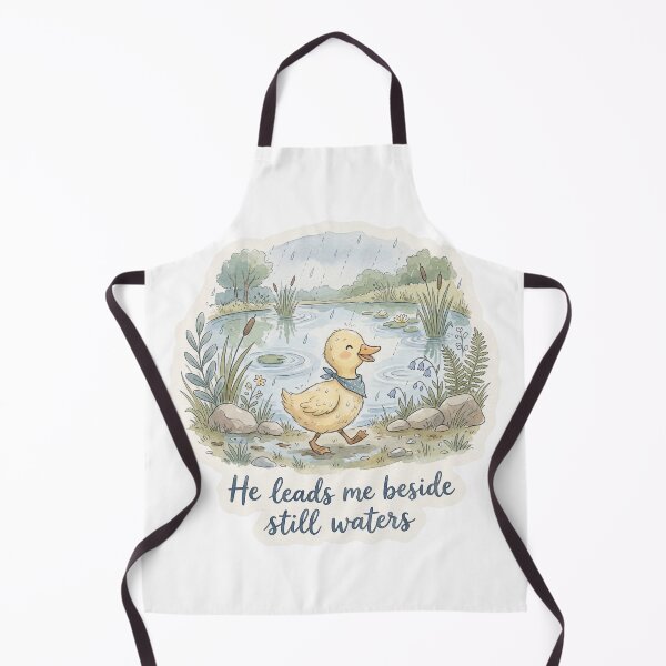 Item preview, Christian Cottagecore Duck Still Waters Tote Bag Psalm 23 Bible Verse Faith Gift For Her designed and sold by Small & Beloved.