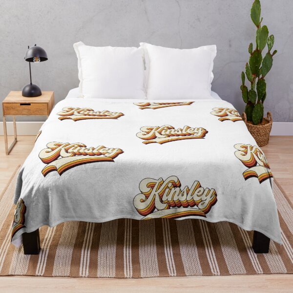 Item preview, Kinsley Name Retro 70s Vintage design designed and sold by Teelogic.