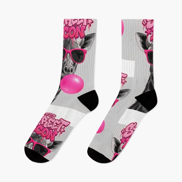 Item preview, Street Icon Pink Graffiti Giraffe Bubblegum Urban Art designed and sold by Stree-Icon-Shop.