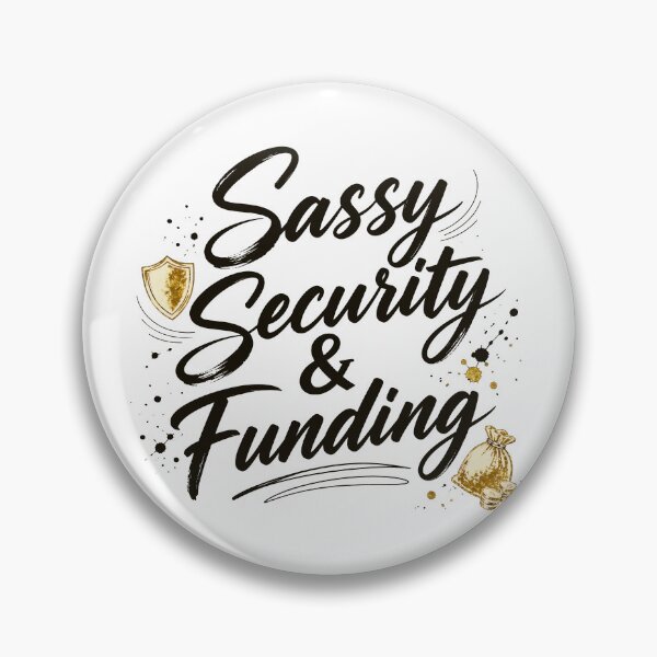 Item preview, Sassy Security and Funding Funny Girlboss Corporate Finance Meme designed and sold by MalisoStickers.