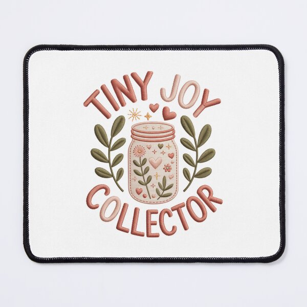Item preview, Tiny Joy Collector Embroidered Floral Jar Design designed and sold by FusiTink.