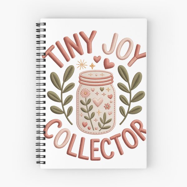 Item preview, Tiny Joy Collector Embroidered Floral Jar Design designed and sold by FusiTink.