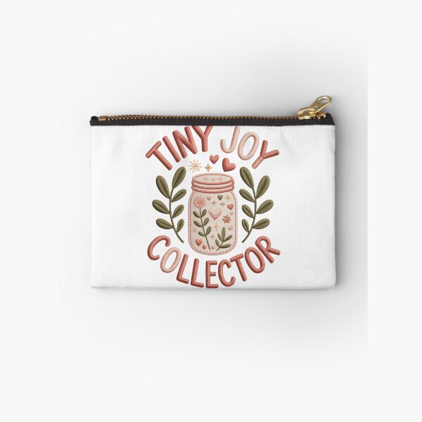 Item preview, Tiny Joy Collector Embroidered Floral Jar Design designed and sold by FusiTink.