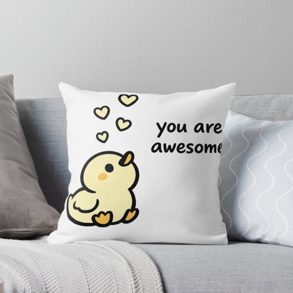 Item preview, Tiny Duck You Are Awesome Cute Minimalist  designed and sold by AMICO77.