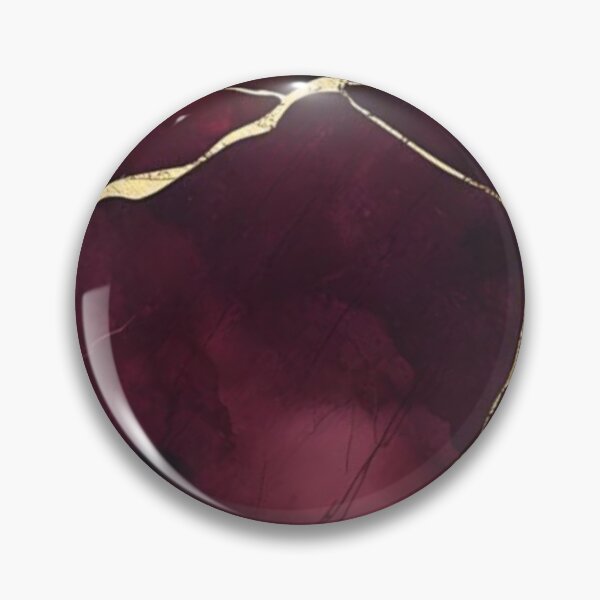 Item preview, Abstract Burgundy and Gold Marble Design designed and sold by ZedColors.