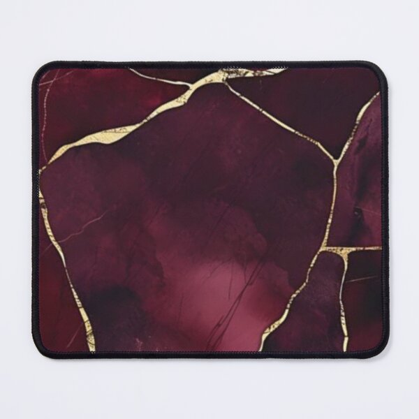 Item preview, Abstract Burgundy and Gold Marble Design designed and sold by ZedColors.