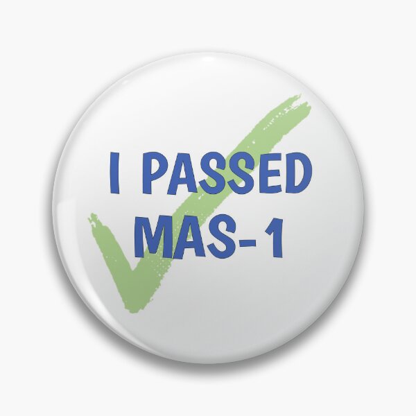 Item preview, I Passed MAS-1 designed and sold by LeslieMac713.