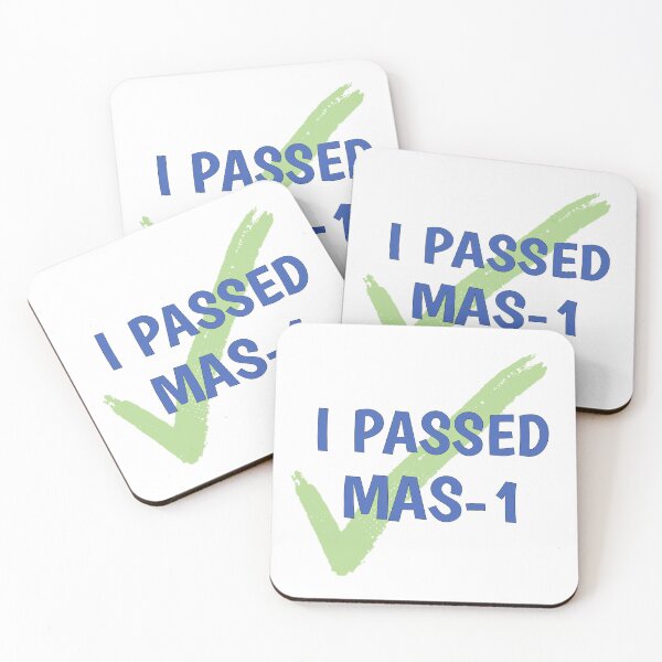 Item preview, I Passed MAS-1 designed and sold by LeslieMac713.