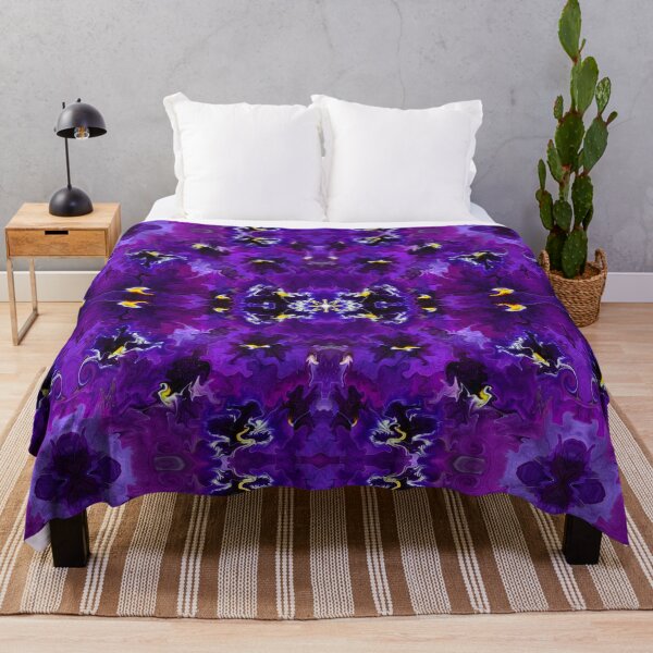 Item preview, Purple Kaleidoscope Abstract Marble Pattern designed and sold by Fantacaroo Designs.