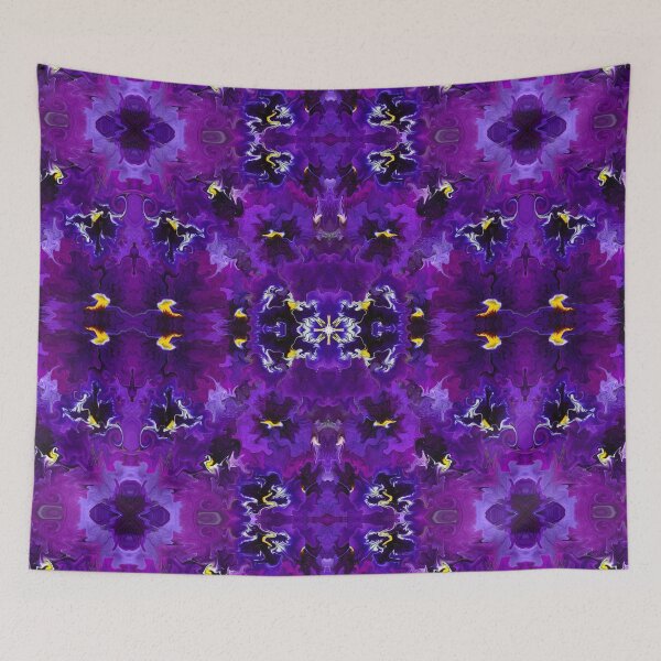 Item preview, Purple Kaleidoscope Abstract Marble Pattern designed and sold by Fantacaroo Designs.