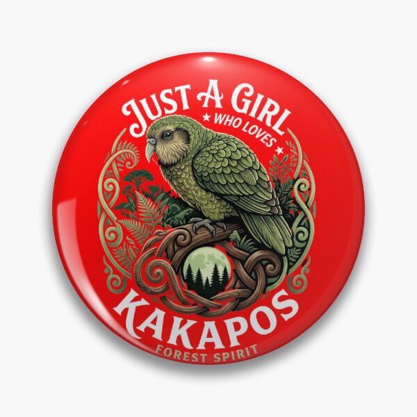 Item preview, Just a Girl Who Loves Kakapos Pure Forest Soul  T_shirt  designed and sold by happyshirt27.
