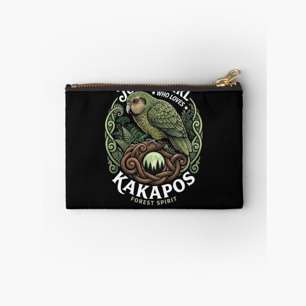 Item preview, Just a Girl Who Loves Kakapos Pure Forest Soul  T_shirt  designed and sold by happyshirt27.
