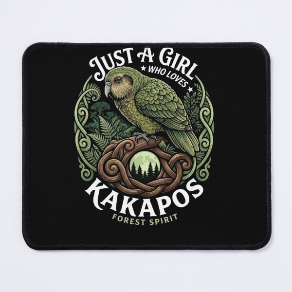 Item preview, Just a Girl Who Loves Kakapos Pure Forest Soul T_shirt designed and sold by happyshirt27.