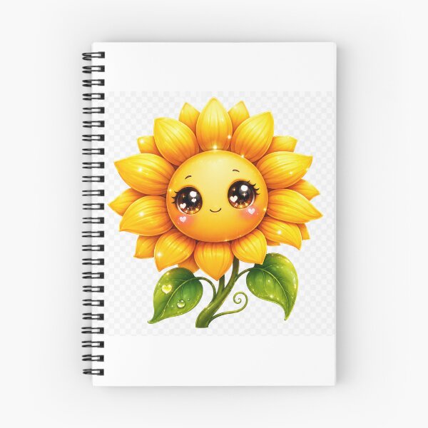 Item preview, Cutest Kawaii Sunflower Fantasy Design designed and sold by HiteshArt111.