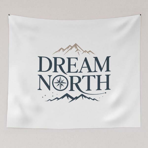 Item preview, Dream North Mountain Explorer Typography Design designed and sold by FusiTink.