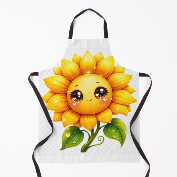 Item preview, Cutest Kawaii Sunflower Fantasy Design designed and sold by HiteshArt111.