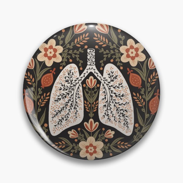 Item preview, Breath & Blossom - Gothic Floral Lungs - Harvest designed and sold by heidiherreraart.