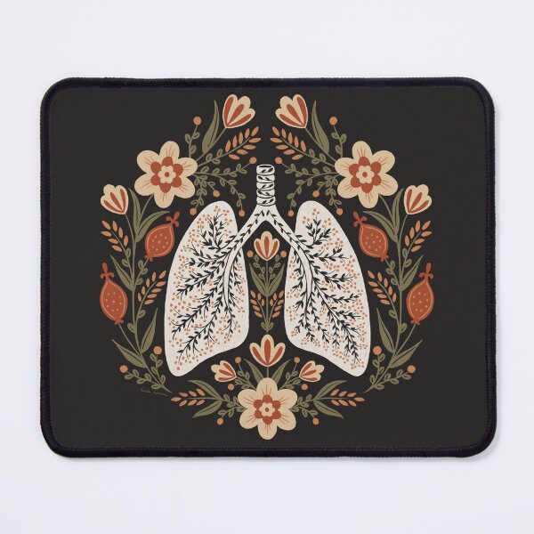 Item preview, Breath & Blossom - Gothic Floral Lungs - Harvest designed and sold by heidiherreraart.