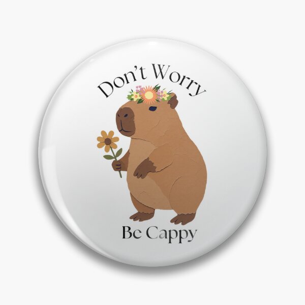 Item preview, Don't Worry Be Cappy designed and sold by IdrisINK.