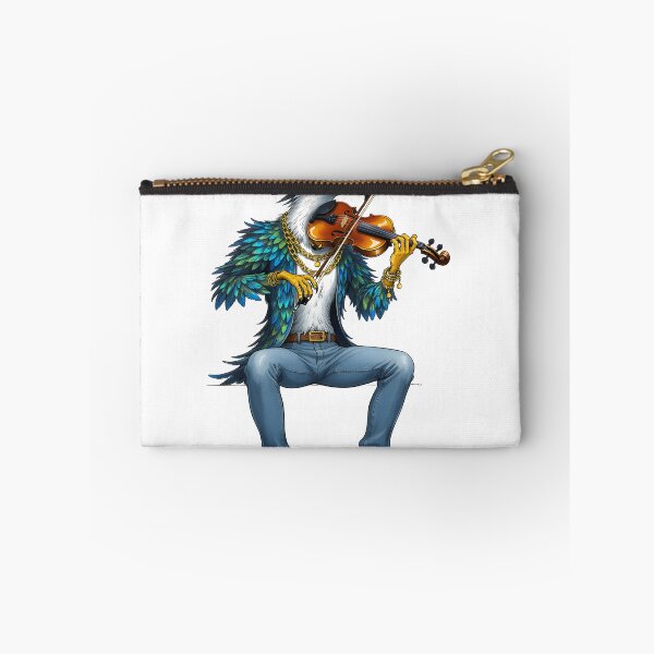 Item preview, Mythical Garuda Violinist – Fantasy Bird Musician Artwork designed and sold by canvahub.
