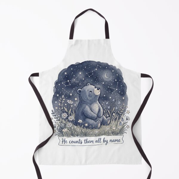 Item preview, Christian Cottagecore Bear Stars Tote Bag Psalm 147 Bible Verse Night Sky Faith Gift designed and sold by Small & Beloved.