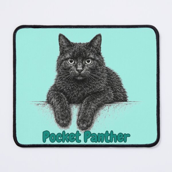 Item preview, Pocket Panther Black Kitten Sticker designed and sold by lumar23.