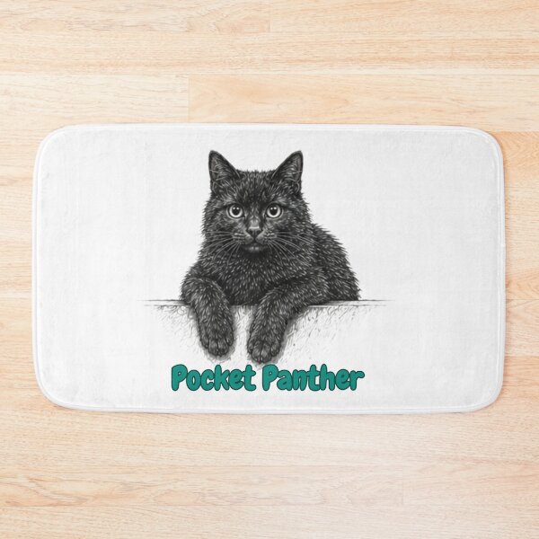 Item preview, Pocket Panther Black Kitten Sticker designed and sold by lumar23.