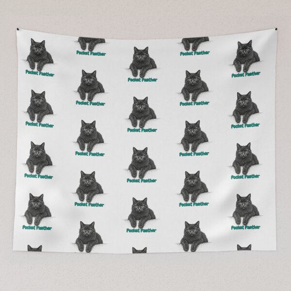 Item preview, Pocket Panther Black Kitten Sticker designed and sold by lumar23.