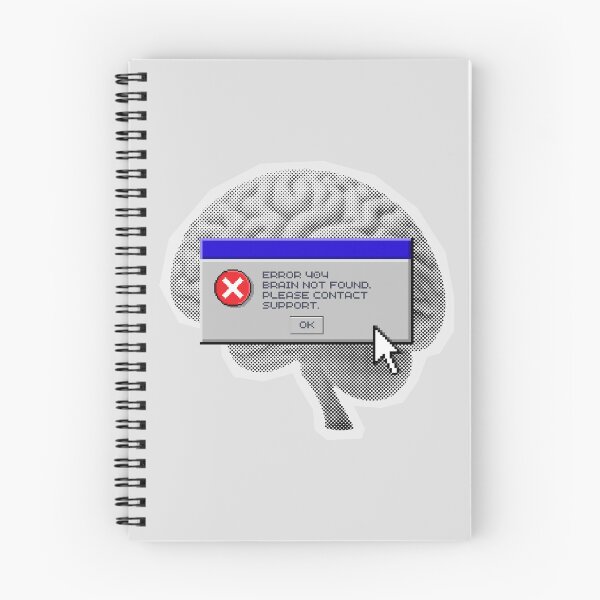Item preview, brain error 404 designed and sold by littlelostco.