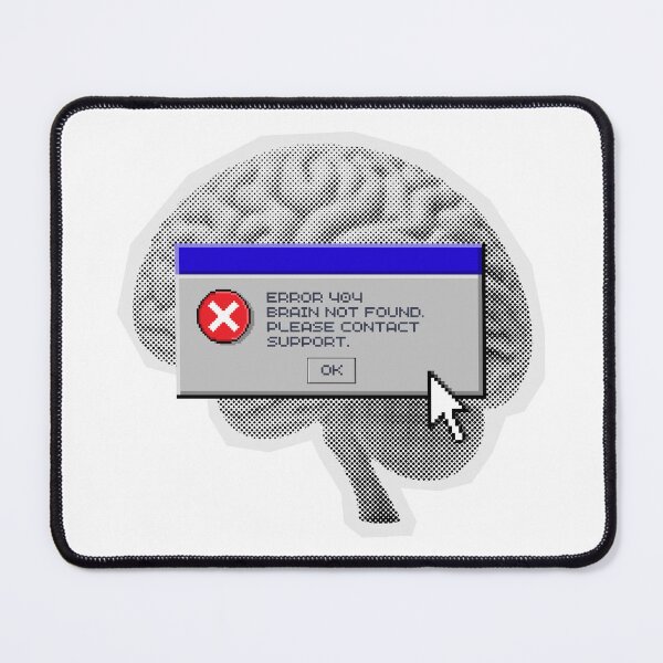 Item preview, brain error 404 designed and sold by littlelostco.