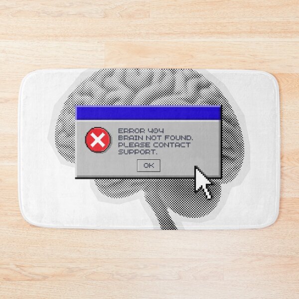Item preview, brain error 404 designed and sold by littlelostco.