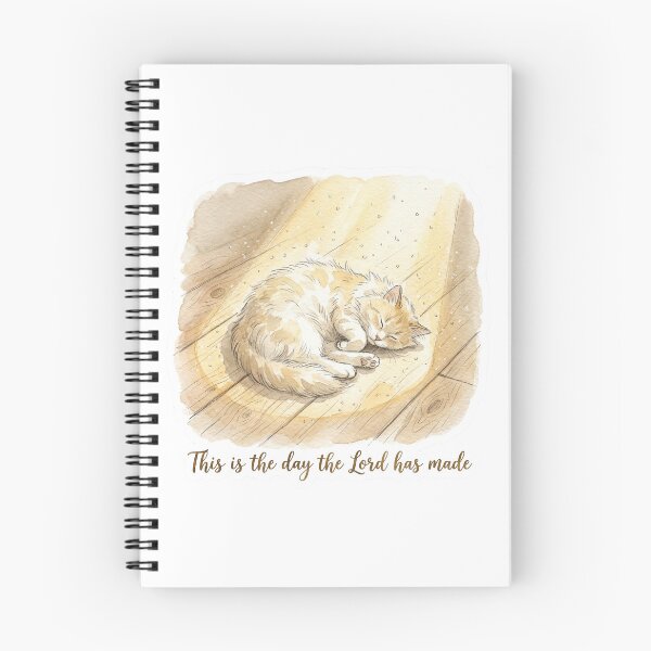Item preview, Christian Cottagecore Cat Sunbeam Tote Bag Psalm 118 Bible Verse This is the Day Gift designed and sold by Small & Beloved.