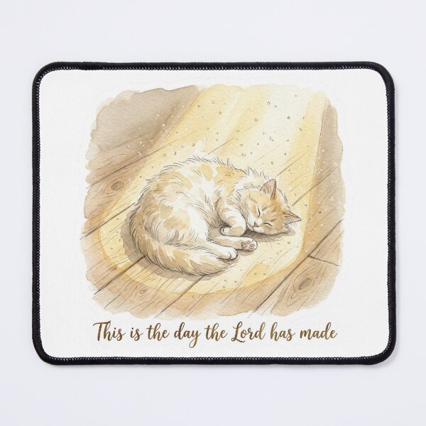 Item preview, Christian Cottagecore Cat Sunbeam Tote Bag Psalm 118 Bible Verse This is the Day Gift designed and sold by Small & Beloved.