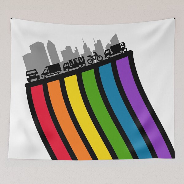 Item preview, Rainbow Cars & Trucks designed and sold by ThymeLeeDesigns.