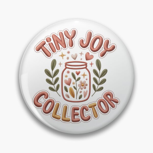 Item preview, Tiny Joy Collector Cute Embroidered Cottagecore Design designed and sold by FusiTink.