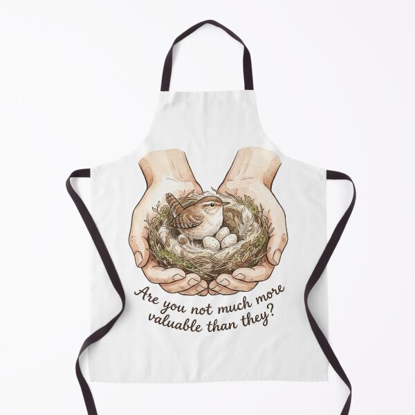 Item preview, Christian Cottagecore Bird Hands Tote Bag Matthew 6 Bible Verse You Are Valued Faith Gift designed and sold by Small & Beloved.