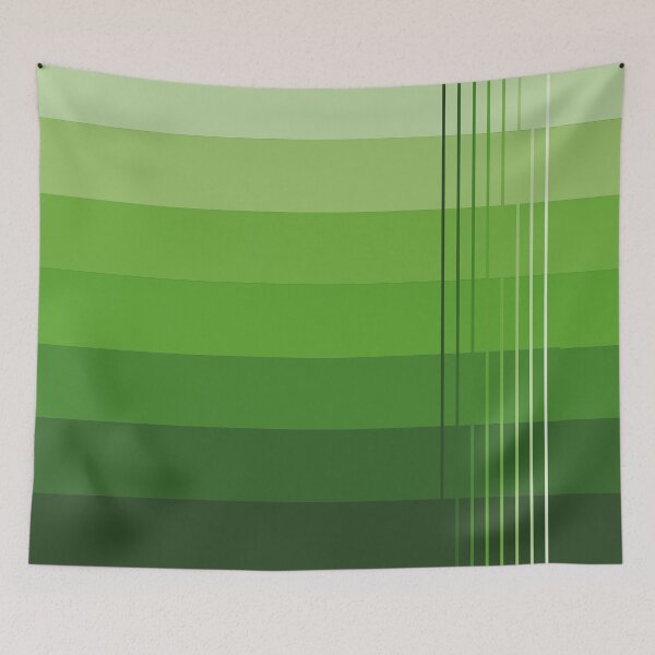 Item preview, Simple design with shades from light to dark fern color designed and sold by Cherevan.