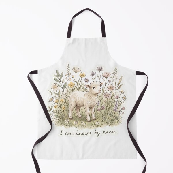 Item preview, Christian Cottagecore Lamb Meadow Tote Bag John 10 Known by Name Bible Verse Faith Gift designed and sold by Small & Beloved.