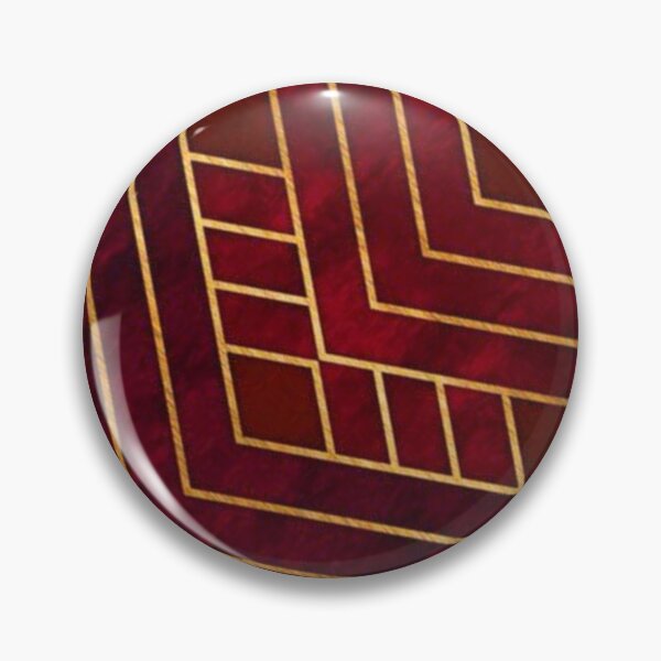 Item preview, Burgundy Red and Gold Tile Design designed and sold by ZedColors.