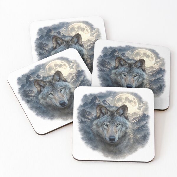 Item preview, The wolf and the full moon designed and sold by R3g3nerator.