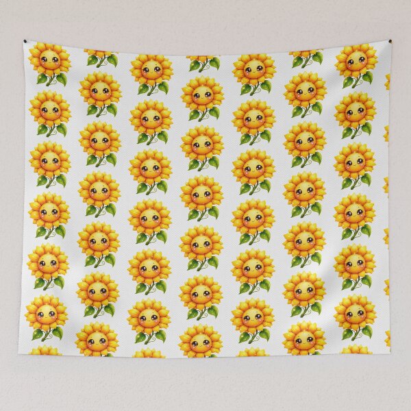 Item preview, Cutest Kawaii Sunflower Fantasy designed and sold by HiteshArt111.