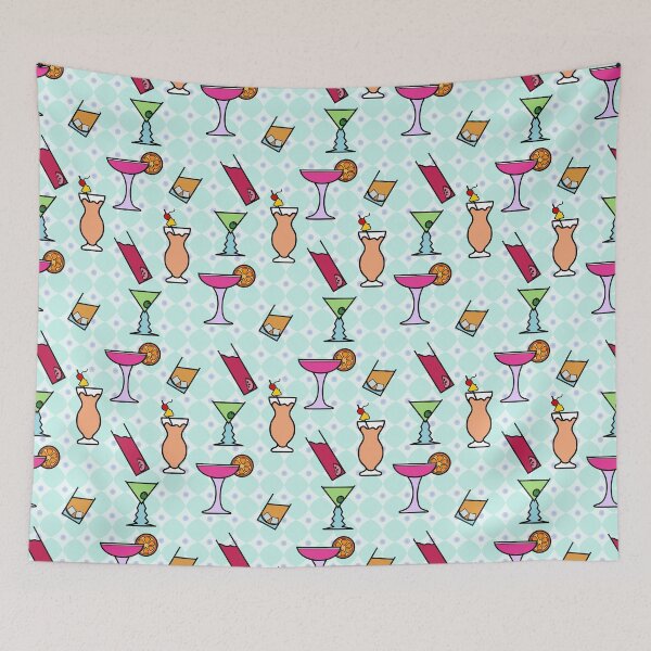 Item preview, Bright Cocktails  - Aqua designed and sold by PCaleDesigns.